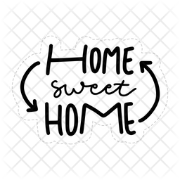 Home sweet home Icon - Download in Sticker Style