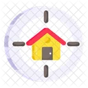 Home Target House Target Property Target Icon