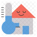 Home Temperature House Emoji Home Emoticon Icon