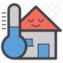 Home Temperature House Emoji Home Emoticon Icon