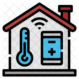 Home Temperature  Icon