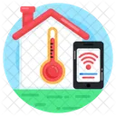 Smarthome Temperature Home Temperature Smart Home Icon