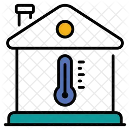 Home Temperature  Icon