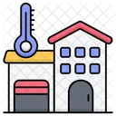 Home Temperature  Icon