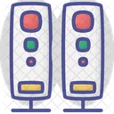 Home Theater Computer Hardware Computer Component Outline Filled Color Icon Icon