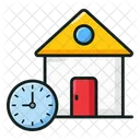 House Alarm Clock Alarm Clock Home Time Icon