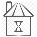 Real Estate Home Time House Time Icon