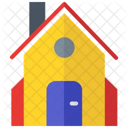 Home Trend Flat Icon  Icon