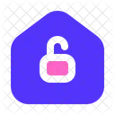 Home Unlock Home Security Icon