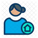Home User Home Profile Female Profile Icon