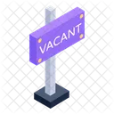 Home Vacancy Board Vacant Board Sign Board Icon