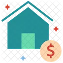 Home Value Market Value House Value Icon