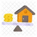 Property Equilibrium Home Equilibrium Property Balance Icon
