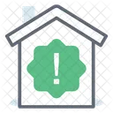 Home Warning Home Caution Home Damage Icon