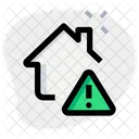 Warning House Icon