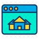 Online Selling Home Online Selling House Advertising Of Home Icon