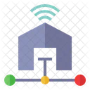 Home Wifi Broadband Internet Connection Icon