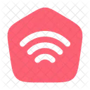 Home Wifi Angle House Building Icon