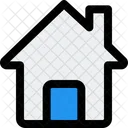 Home With Chimney Icon