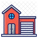 Home With Garage Home House Icon