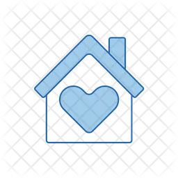 Home with heart  Icon