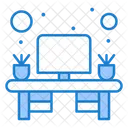 Home Work Area  Icon