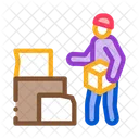 Homeless Cardboard Boxes Icon