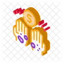 Homeless Hands Ask Money  Icon
