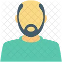 Homem Barba Avatar Ícone