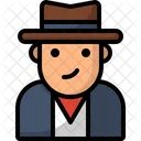 Avatar Personagem Chapeu Ícone