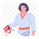 Personagem Antigo Homem Antigo Pessoa Antiga Ícone