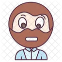 Homem De Barba Macho Avatar Humano Ícone