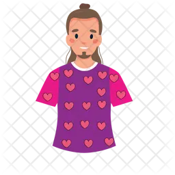 Homem barbudo  Ícone