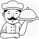 Homem Chef Desenho Animado  Ícone