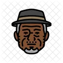 Idoso Velho Homem Ícone