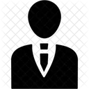 Homem De Negocios Profissional Terno Ícone