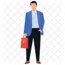 Empresario Trabalhador Equipe Ícone
