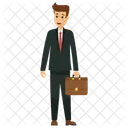 Empresario Investidor Trader Ícone