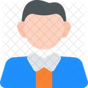Homem estudante  Ícone