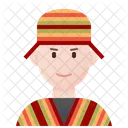 Homem peruano  Ícone