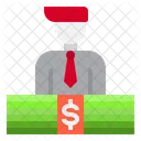 Homem Rico Empresario Rico Ícone