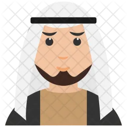 Homem saudita  Ícone