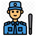 Homem De Seguranca Avatar Ocupacao Ícone