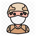 Soldado Avatar Homem Ícone