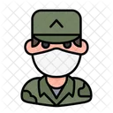 Soldado Avatar Homem Ícone