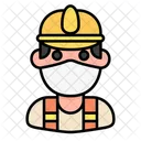 Trabalhador Da Construcao Civil Avatar Homem Icon