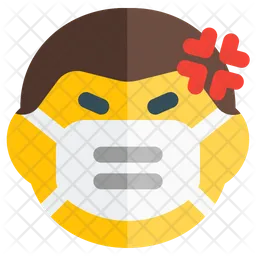 Homem com raiva Emoji Ícone