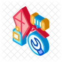 Homemade Hand Kite Icon