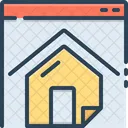 Homepage Website Residence Icon