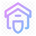 Homer Security Shield Building Icon